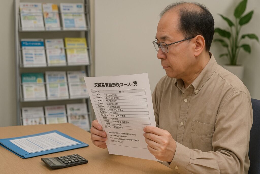 60歳から失業保険と求職者支援訓練