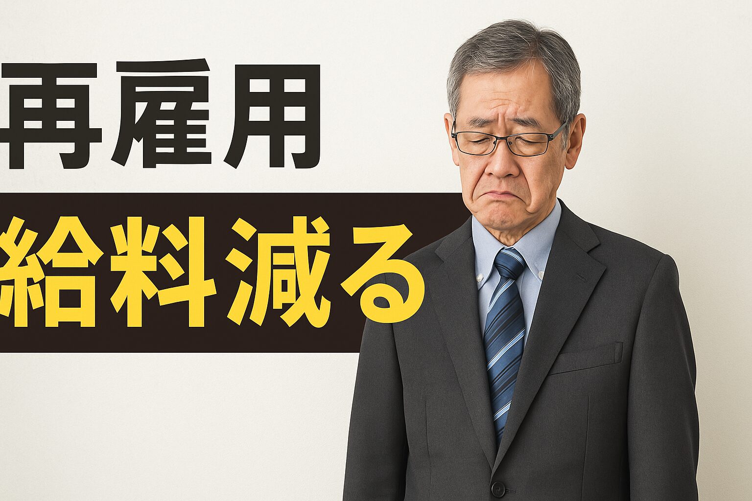 再雇用給料減る