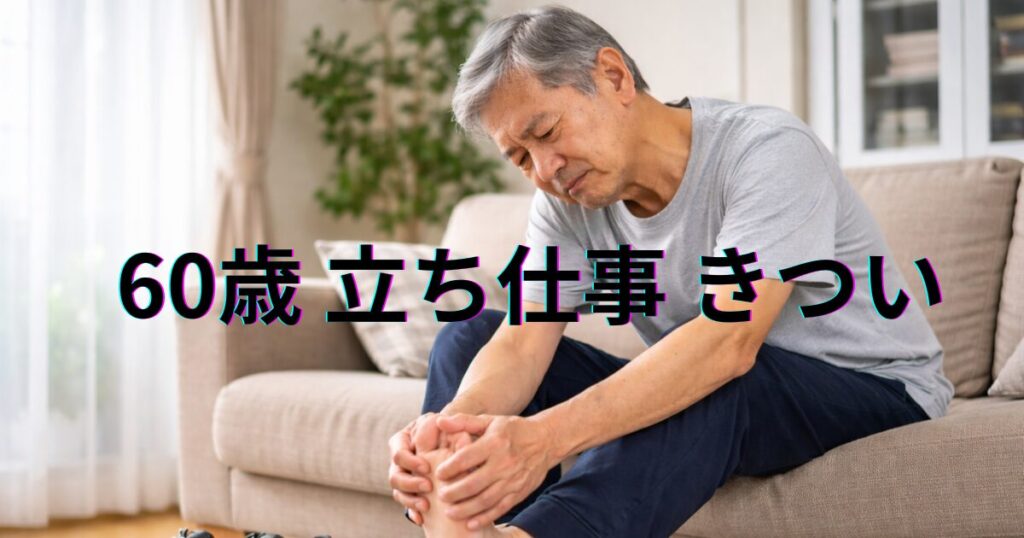 60歳立ち仕事はきつい